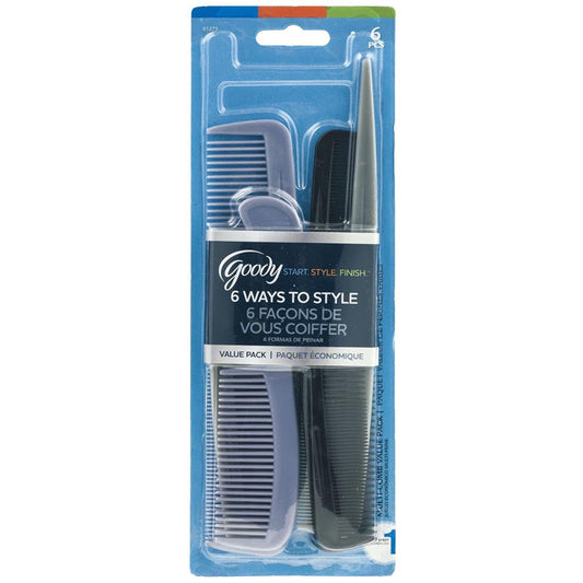 Goody Family Pack Comb 6 Pcs Value Pack Alexwigs