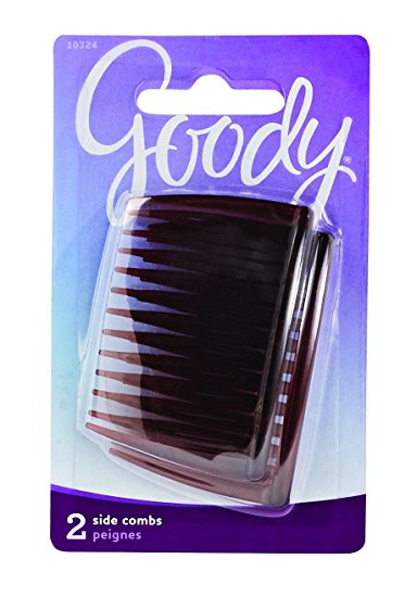 Goody MOCK TORTOISE SIDE Combs - 2 pcs Alexwigs