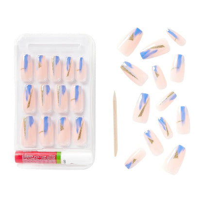 Kiss GoldFinger Gel Glam 24 Nails - Roller Coaster Alexwigs