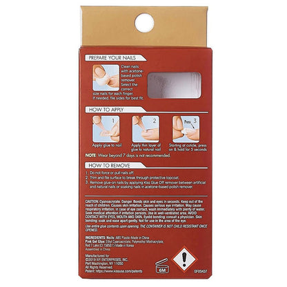 Kiss GoldFinger Gel Glam 24 Nails - Roller Coaster Alexwigs