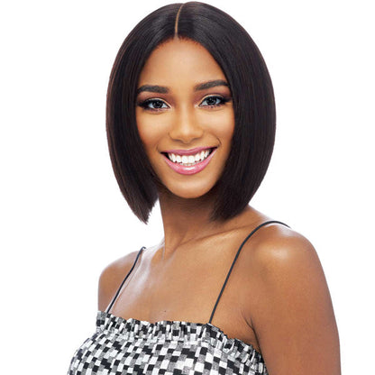 Vanessa 100% Brazilian Human Hair J Part Swissilk Lace Front Wig - TJH GLAM Alexwigs