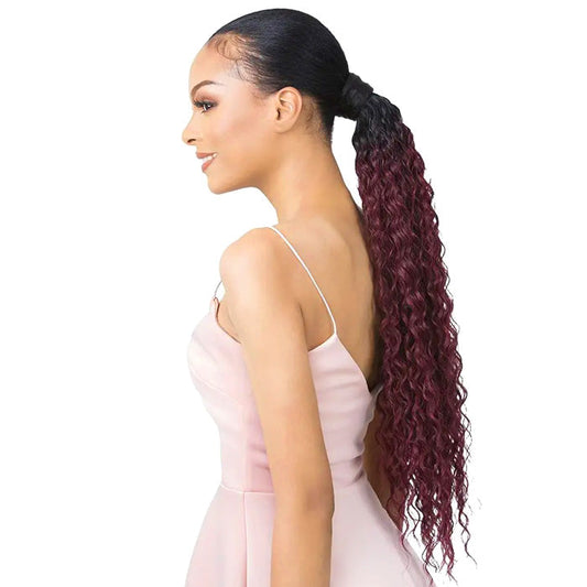 Goldntree Wrap Ponytail - FRENCH WAVE 24" Alexwigs