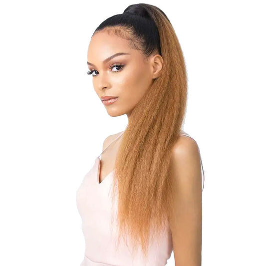 Goldntree Wrap Ponytail - KINKY STRAIGHT 26" Alexwigs