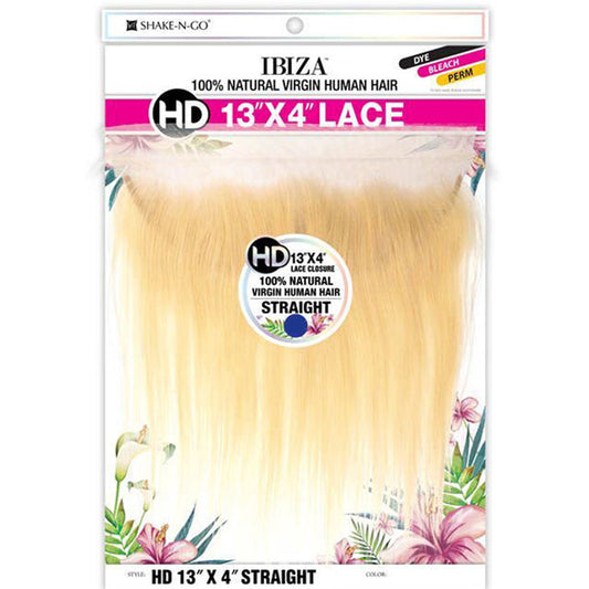 Shake N Go 100% Virgin Human Hair 13X4 HD Lace Closure - STRAIGHT 16 Alexwigs