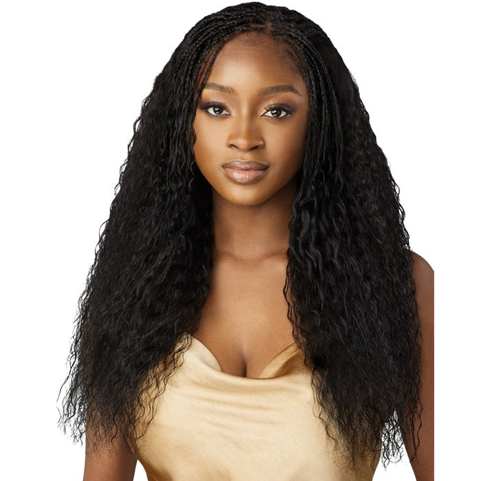 Outre Mytress Gold Label 100% Human Hair Braids - PRESTRETCHED W&W SPLASH CORK BULK 14"-18" Alexwigs