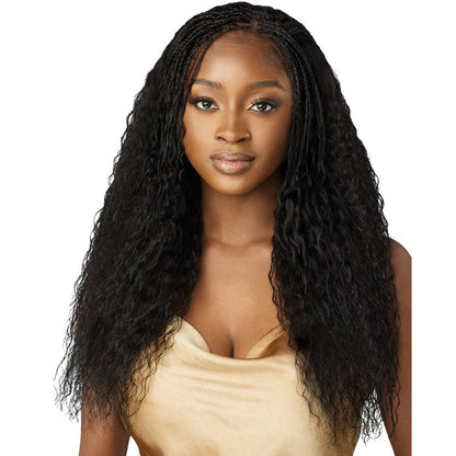 Outre Mytress Gold Label 100% Human Hair Braids - PRESTRETCHED W&W SPLASH CORK BULK 14"-18" Alexwigs
