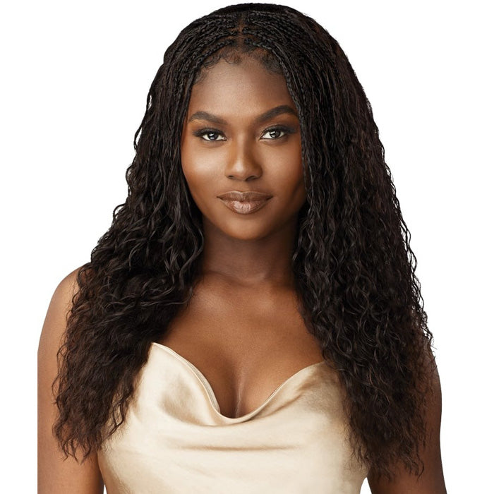 Outre Mytresses Gold Label 100% Human Hair Braids - PRE-STRETCHED W&W SPLASH DEEP BULK 18", 24" Alexwigs