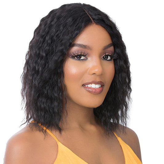 It's a Cap 100% Human Hair Skin Top T-PART Wig - KESELI Alexwigs