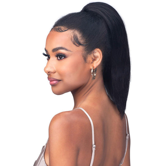Bobbi Boss 100% Unprocessed Human Hair Drawstring Ponytail - HH-PT001 STRAIGHT 12