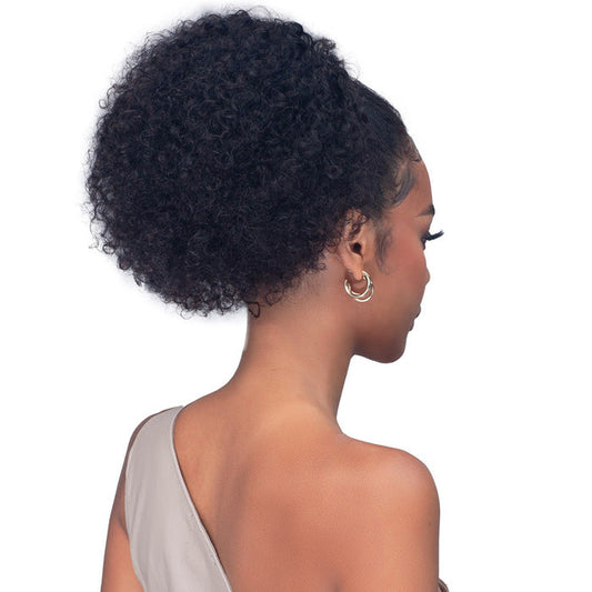 Bobbi Boss 100% Unprocessed Human Hair Drawstring Ponytail - HH-PT021 BOHEMIAN CURL 12