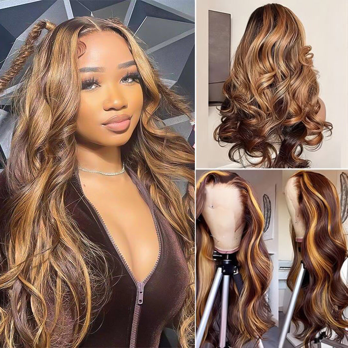 +$9.9 Get A Wig | Loose Body Wave Drawstring 13x4 HD Lace Front Wigs Virgin Human Hair Pre-Cut Lace 220% Density Alexwigs