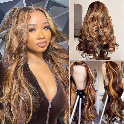 +$9.9 Get A Wig | Loose Body Wave Drawstring 13x4 HD Lace Front Wigs Virgin Human Hair Pre-Cut Lace 220% Density Alexwigs