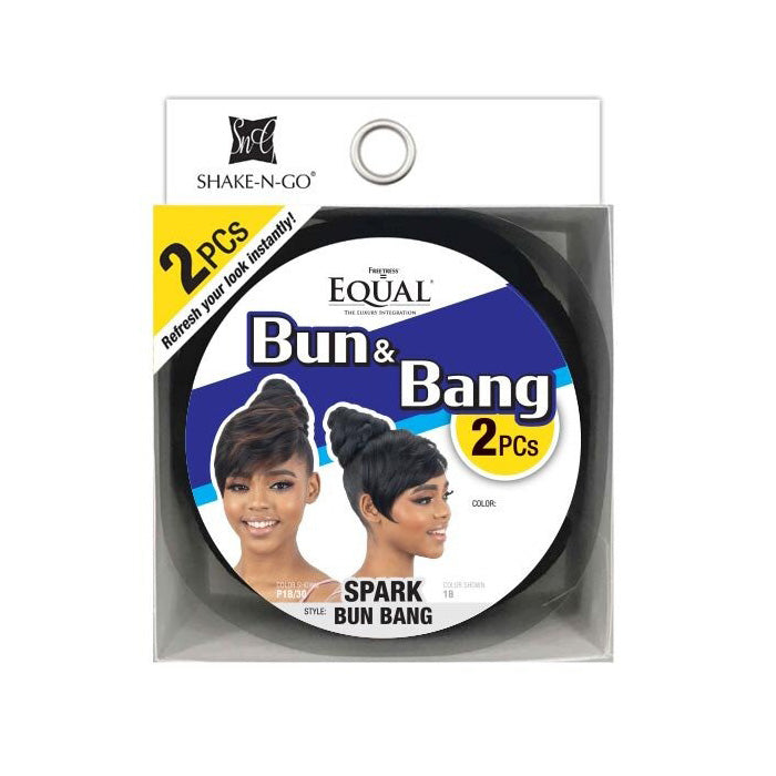 Shake N Go Equal Bun & Bang 2pcs - SPARK Alexwigs