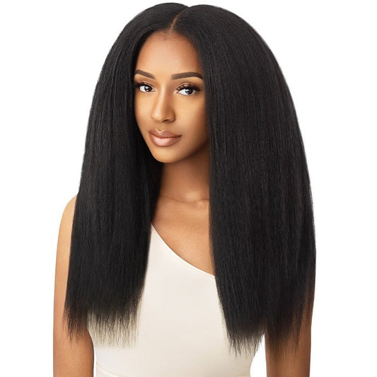Outre Big Beautiful Hair Human Hair Blend Clip In 9pcs Weave - KINKY STRAIGHT 18" Alexwigs