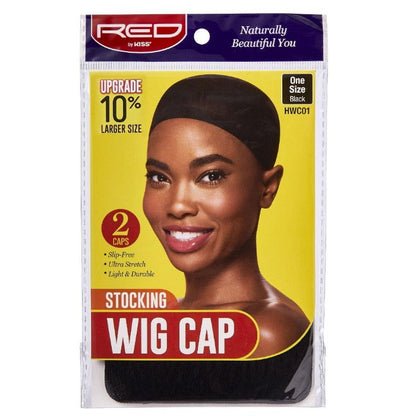 RED by Kiss STOCKING WIG CAP- BLACK Alexwigs