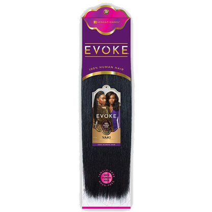 Sensationnel Evoke 100% Human Hair Weave - YAKI 10-18" Alexwigs