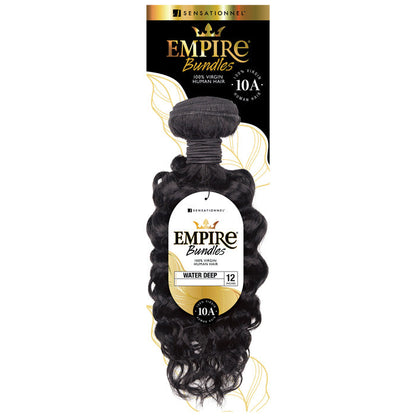 Sensationnel Empire Bundles 10A 100% Virgin Human Hair Weaves - WATER DEEP (10"- 28") Alexwigs
