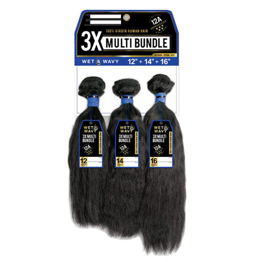 Sensationnel 12A 100% Virgin Human Hair 3X Multi Bundle Wet&Wavy - BOHEMIAN (12"14"16") Alexwigs