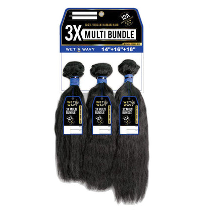 Sensationnel 100% Virgin Human Hair 12A Wet & Wavy Weave Bundle - BOHEMIAN 14/16/18" 3X Alexwigs