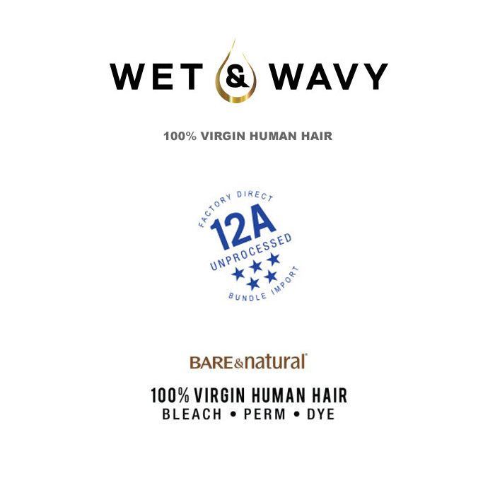 Sensationnel 100% Virgin Human Hair 12A Wet & Wavy Weave Bundle - BOHEMIAN 14/16/18" 3X Alexwigs