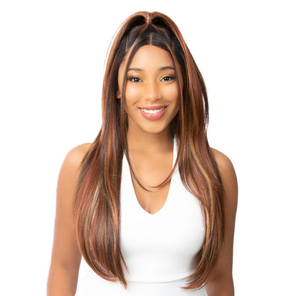 Nutique Illuze Glueless Glam Up 360 Round Hand-Tied HD Lace Wig - STRAIGHT 27" Alexwigs
