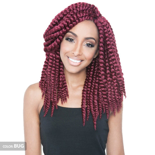 Mane Concept Isis Afri-Naptural Pre-Looped Crochet Braid - 2X SENEGAL BANTU TWIST 12" Alexwigs