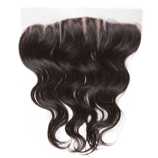ISIS Brazilian Raw 100% Unprocessed Human Hair Silk Base 13x4 Frontal Lace Closure - BODY WAVE 14" Alexwigs