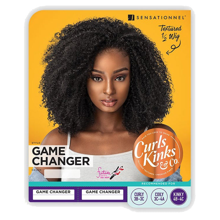 Sensationnel Curls Kinks & CO Half Wig KINKY 4B-4C - GAME CHANGER Alexwigs