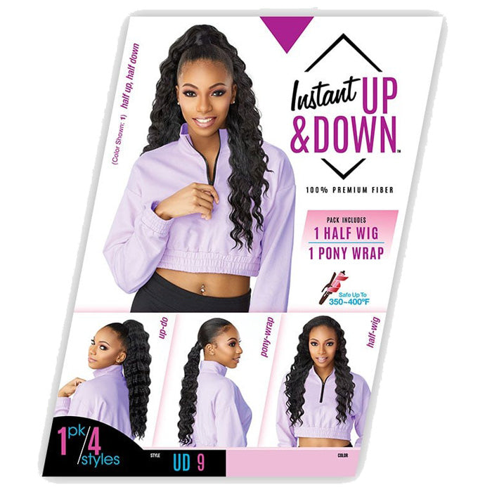 Sensationnel Instant Up & Down Pony Wrap Half Wig - UD 9 Alexwigs