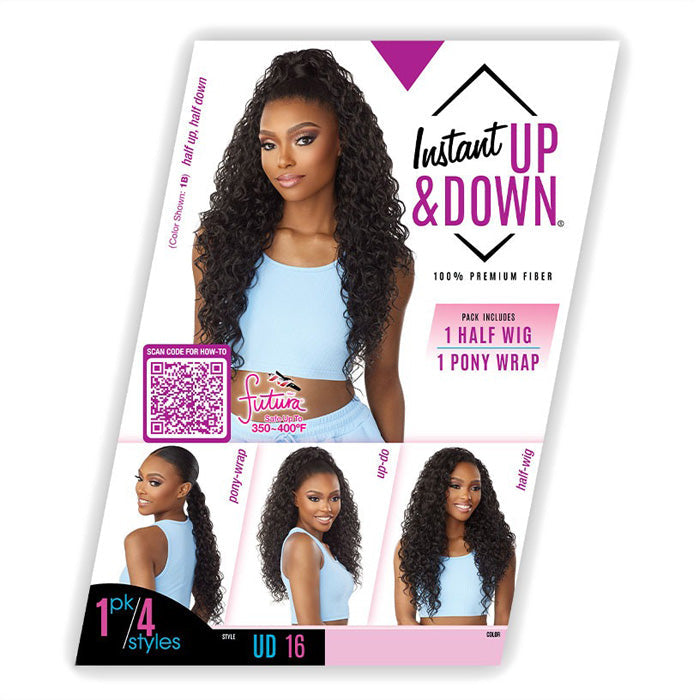 Sensationnel Instant Up & Down Half Wig and Ponytail - UD 16 Alexwigs