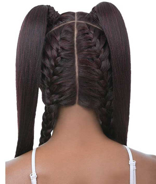 It's A Wig Vixen X 100% Human Hair Premium Mix X-Part Lace Wig - VIXEN X YAKI STRAIGHT Alexwigs