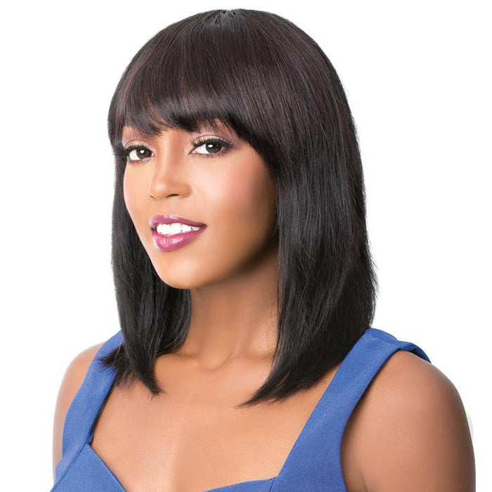 It’s a Wig Brazilian Human Hair Wig HH WET & WAVY SLICK Alexwigs