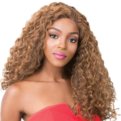 Its a Wig Synthetic Swiss Lace Front Wig SWISS LACE T BRAIDED PART KANDEE Alexwigs