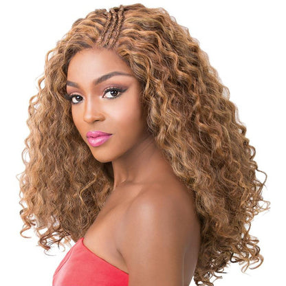 Its a Wig Synthetic Swiss Lace Front Wig SWISS LACE T BRAIDED PART KANDEE Alexwigs
