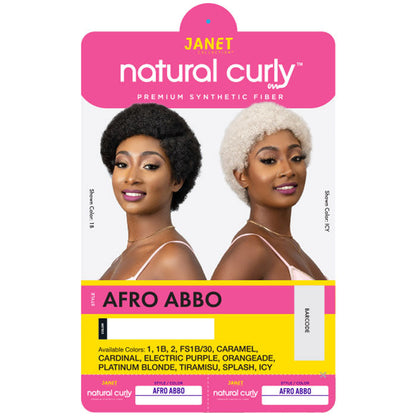 Janet Collection Natural Curly Full Wig - AFRO ABBO Alexwigs