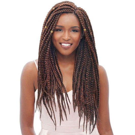 Janet Collection Pre-Looped Crochet Braids - 3S HAVANA MAMBO BOX 24" Alexwigs