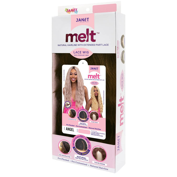 Janet Collection Melt Extended Part Swiss Lace Wig - ANGEL Alexwigs