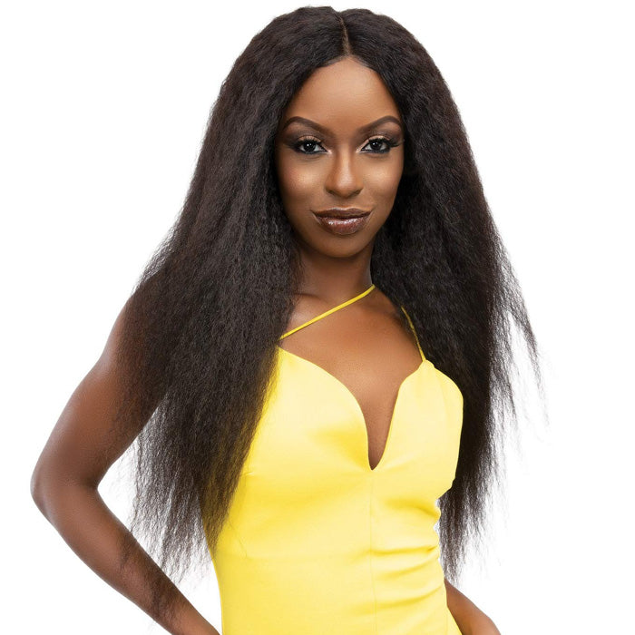 Janet Collection 100% Natural Virgin Remy Human Hair HD Deep Part Lace Wig - KINKY CRIMP Alexwigs