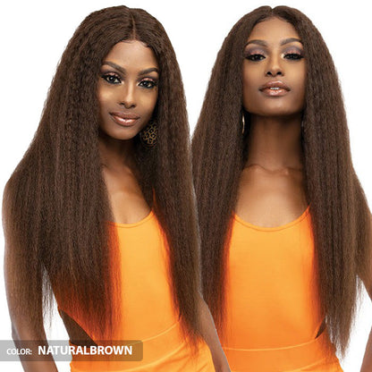 Janet Collection 100% Natural Virgin Remy Human Hair HD Deep Part Lace Wig - KINKY CRIMP Alexwigs
