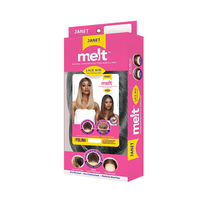 Janet Collection Melt 13X6 Swiss Lace Front Wig - POLINA Alexwigs