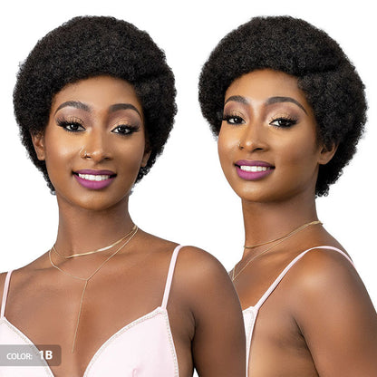Janet Collection Natural Curly Full Wig - AFRO ABBO Alexwigs