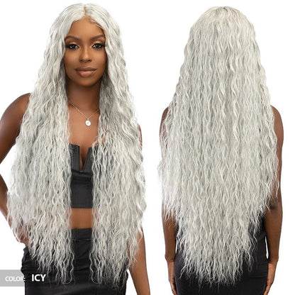 Janet Collection Remy Illusion X-Long Human Hair Mix HD Lace Wig - EFUA Alexwigs