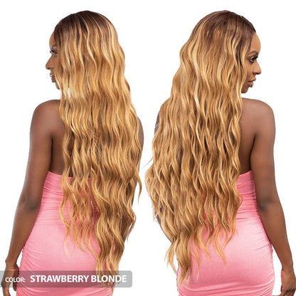 Janet Collection Remy Illusion X-Long Human Hair Mix HD Lace Wig - HIBO Alexwigs