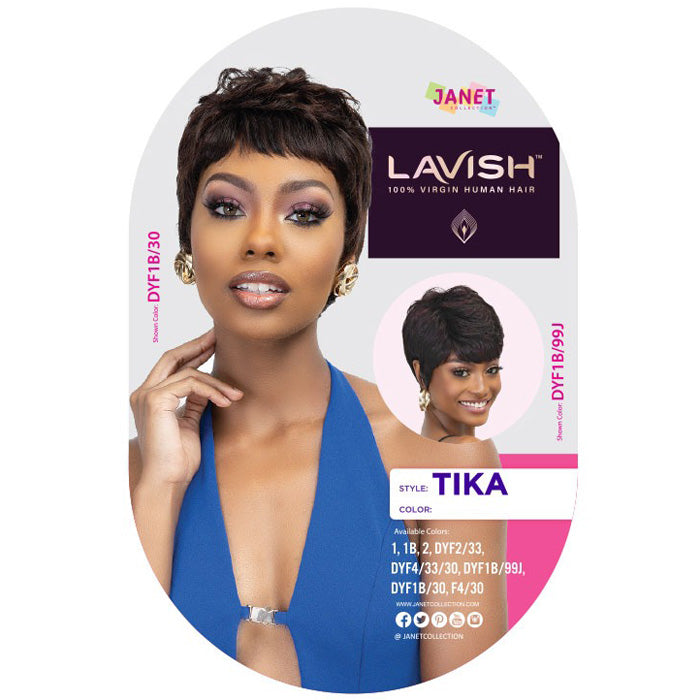 Janet Collection Lavish 100% Virgin Human Hair Wig - TIKA Alexwigs
