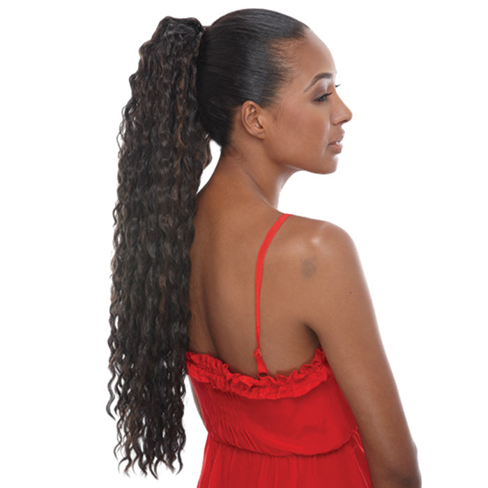 Janet Collection Drawstring Ponytail - AVOCADO Alexwigs