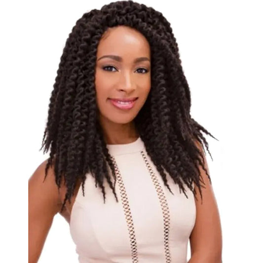 Janet Collection Pre-Looped Crochet Braid - 2x MAMBO AFRO MONTEGO TWIST 12" Alexwigs
