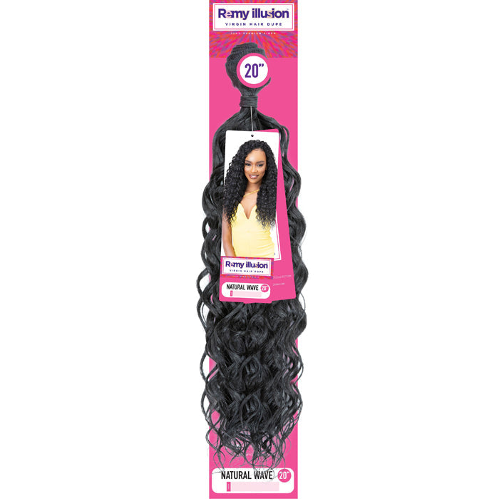 Janet Collection Remy Illusion Weave - NATURAL WAVE 20" Alexwigs