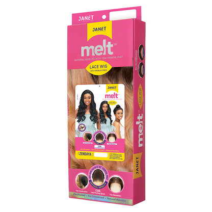 Janet Collection Melt 13X6 Lace Front Wig - ZENDAYA Alexwigs