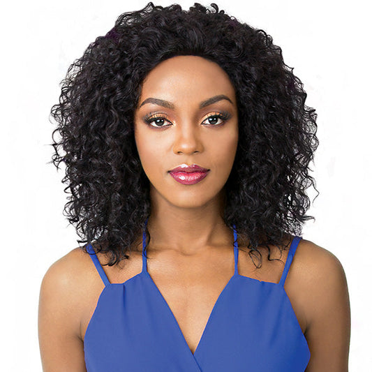 It's a Wig Human Hair Salon Remi Swiss Lace Front Wig - HH S LACE WET N WAVY JERRY Alexwigs
