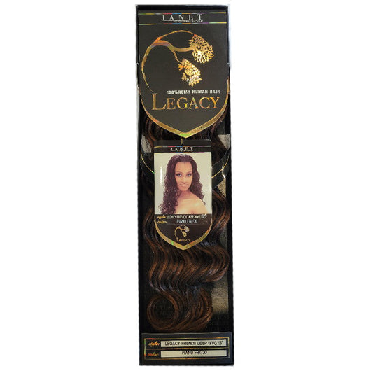 Legacy Prestige Remy Human Hair Weave - FRENCH DEEP 12/16" Alexwigs